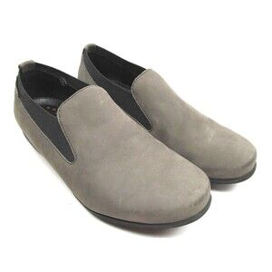 Mephisto Air Relax Mobils  Women's Shoe Slip On Wedge  Gray  Size 7 EUC